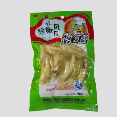 100g阿可香野山椒爪 清远新盈丰的美味零食之选